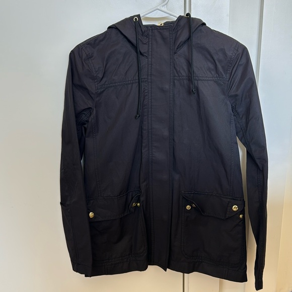 J. Crew XXS Black Rain Jacket - Picture 2 of 2
